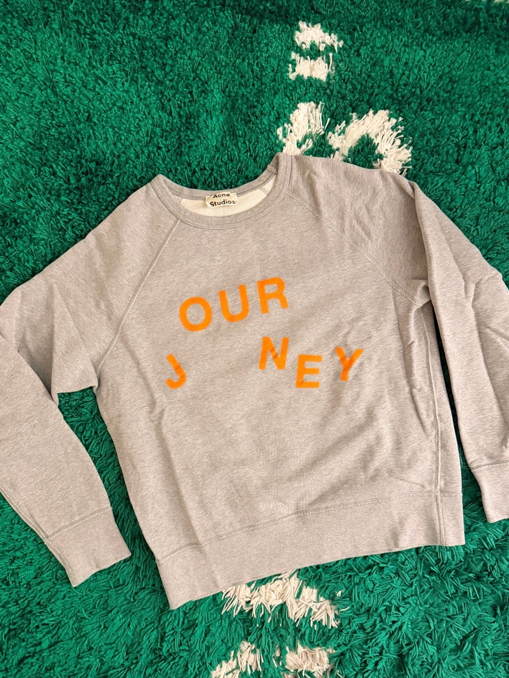 Acne Studios Light Gray Crewneck Sweatshirt